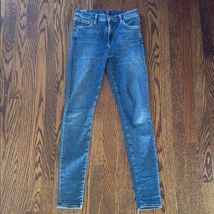 Z Citizens Of Humanity Women’s 26 Rocket Blue Skinny Jeans Mid Rise Fit